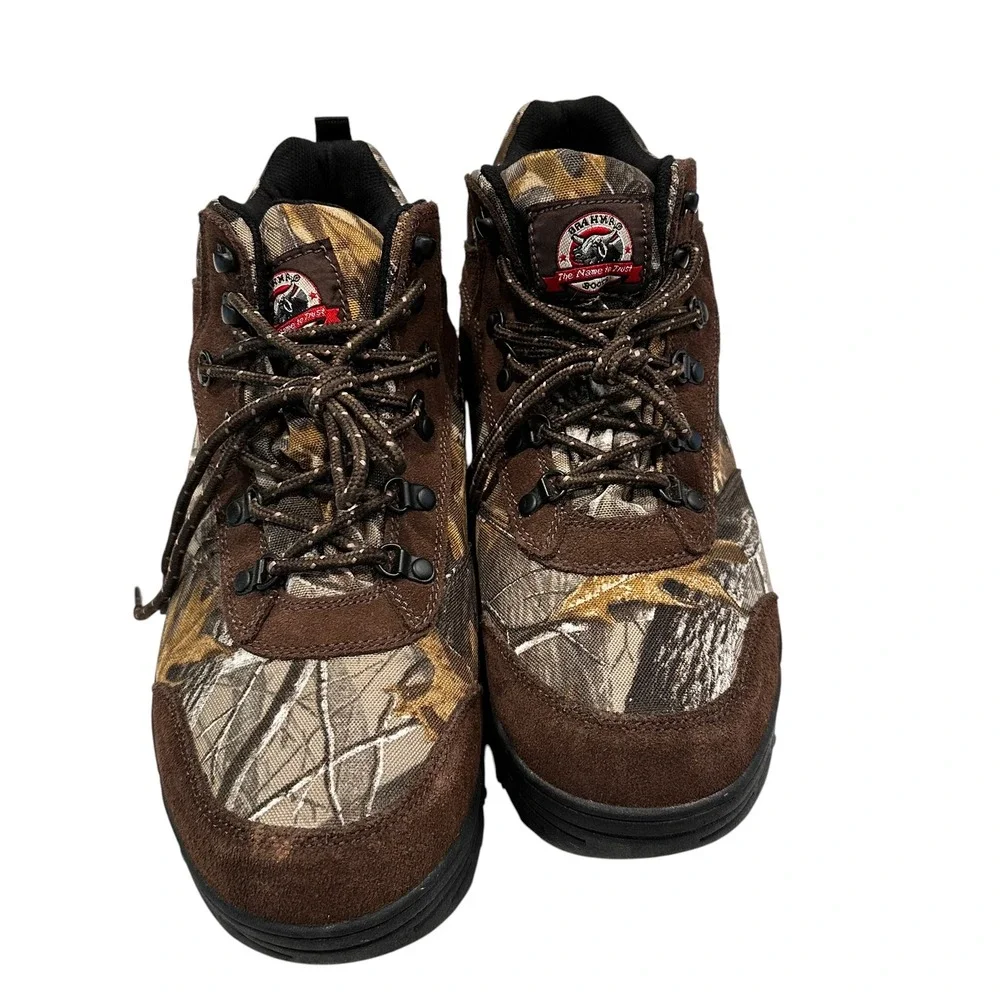 Brahma Trophy Mens Camo Waterproof Hunting Hiking Boots Brown Size 13 XW 1136129